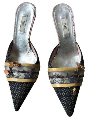 vintage Prada mules
